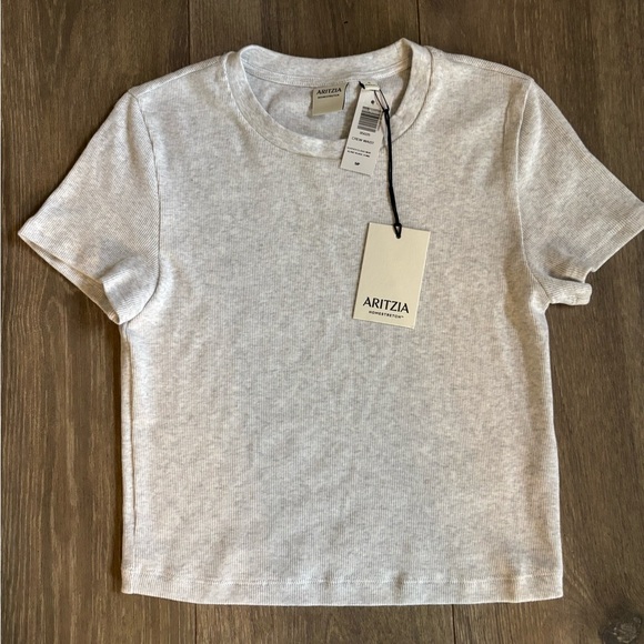 NWT Aritzia homestretch waist tee small - Picture 6 of 7